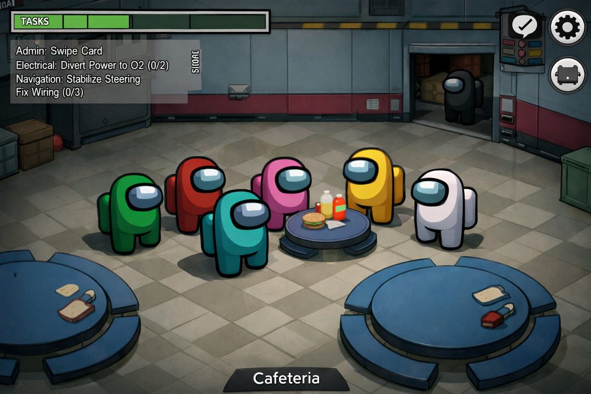 AmongUsの精密な実際のゲーム画像を生成して